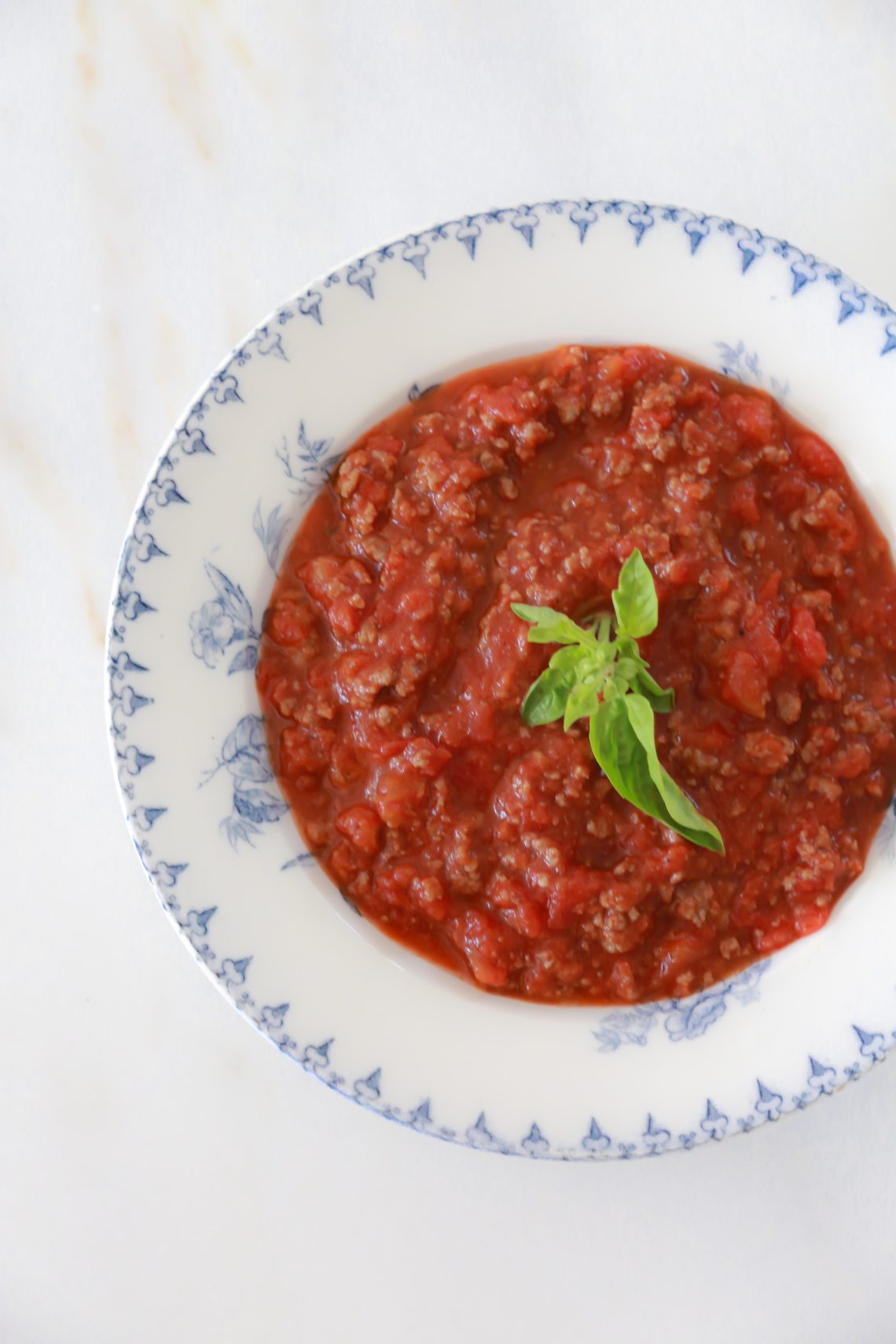 Bolognese Sauce with Ground Beef