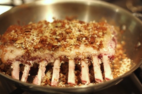 rack of lamb pan