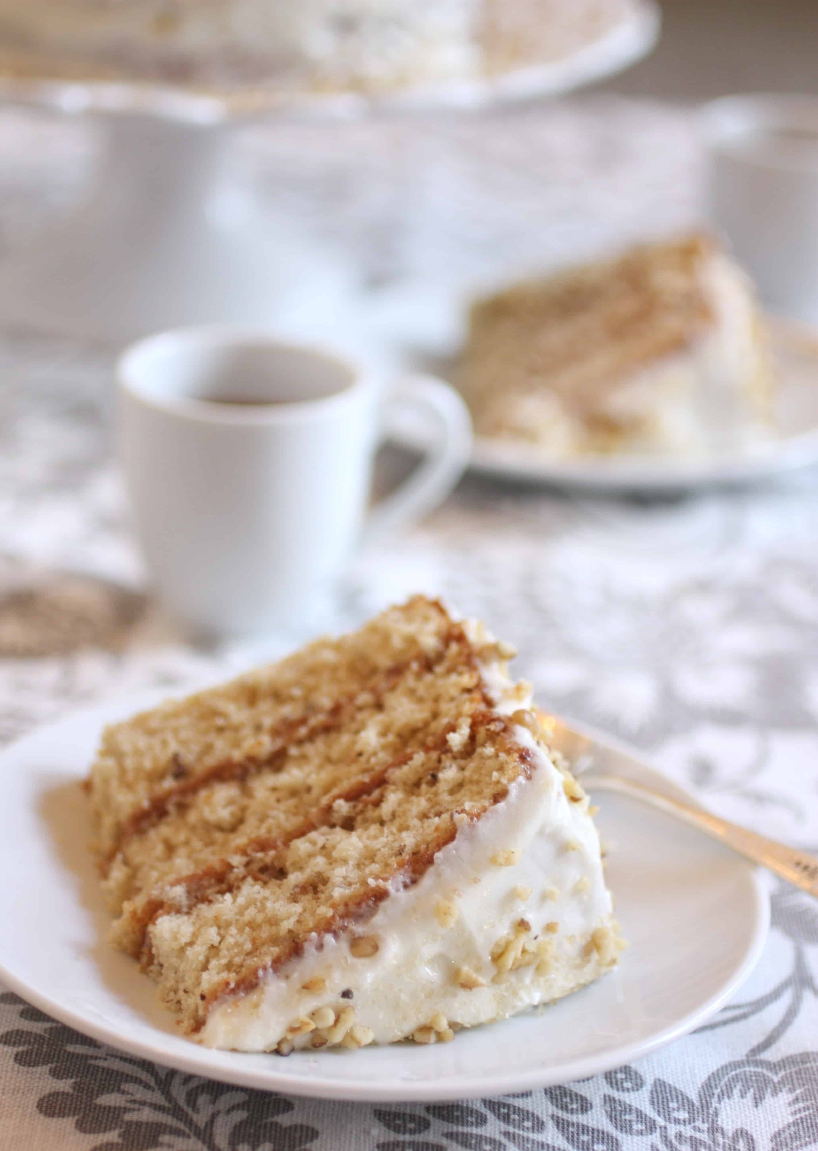 Italian Cream Cake | ForTheFeast.com #italian #cake #delicious #dessert