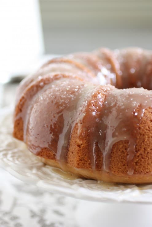 Salted Caramel Bundt Cake 