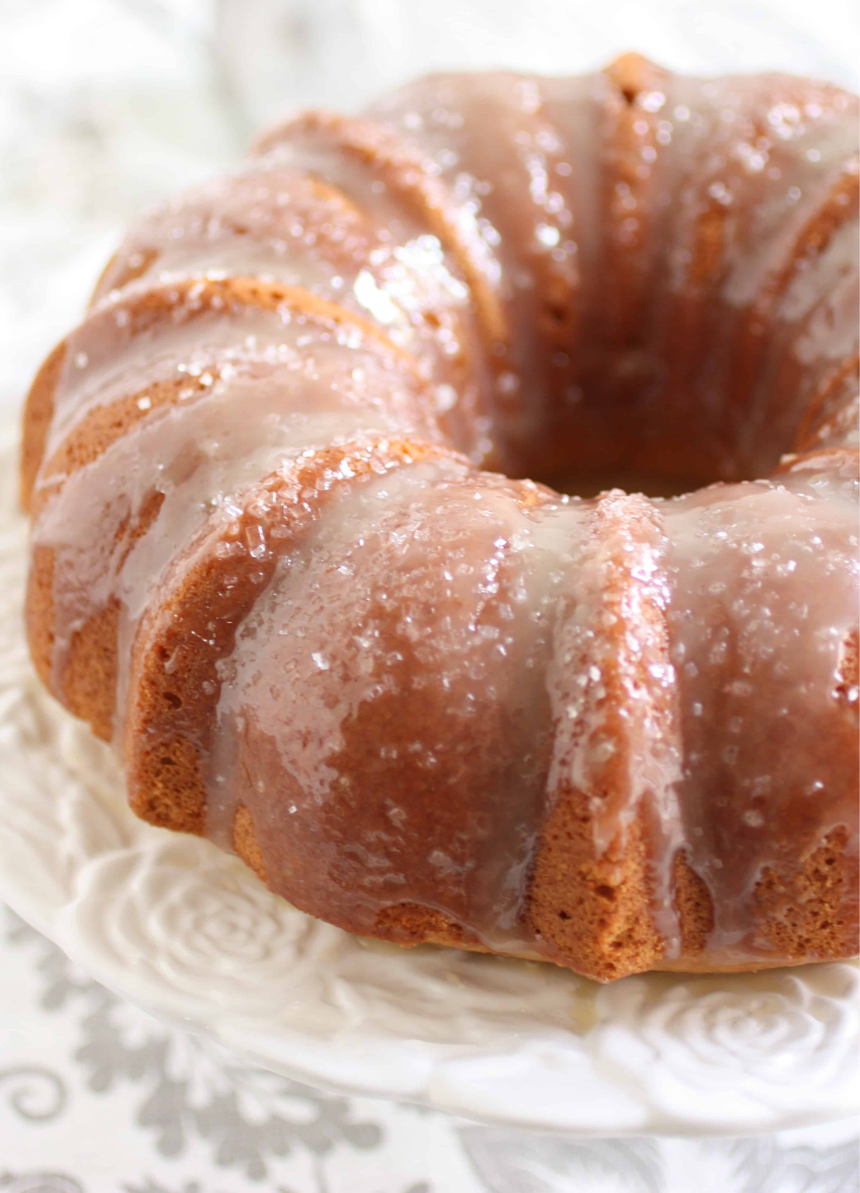 Salted Caramel Bundt Cake | ForTheFeast.com #caramel #cake #bundt #dessert