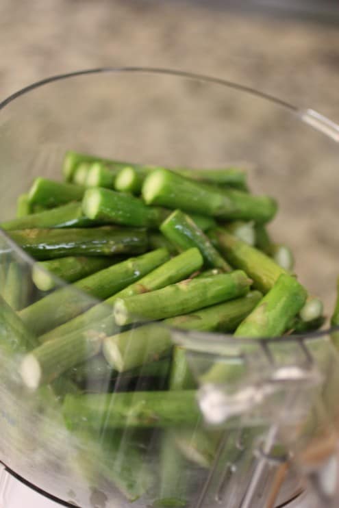 Asparagus to blend