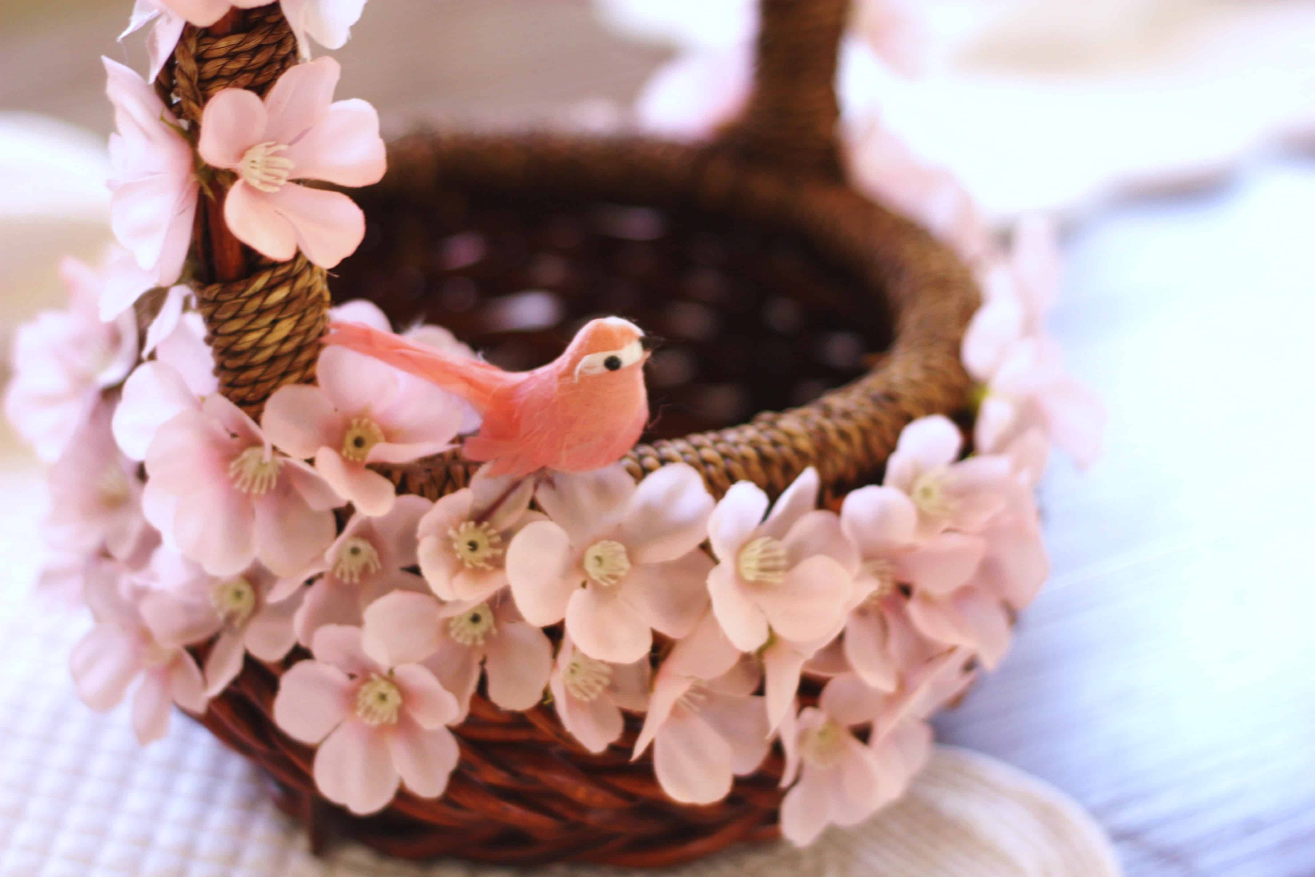 DIY Pink Easter Basket