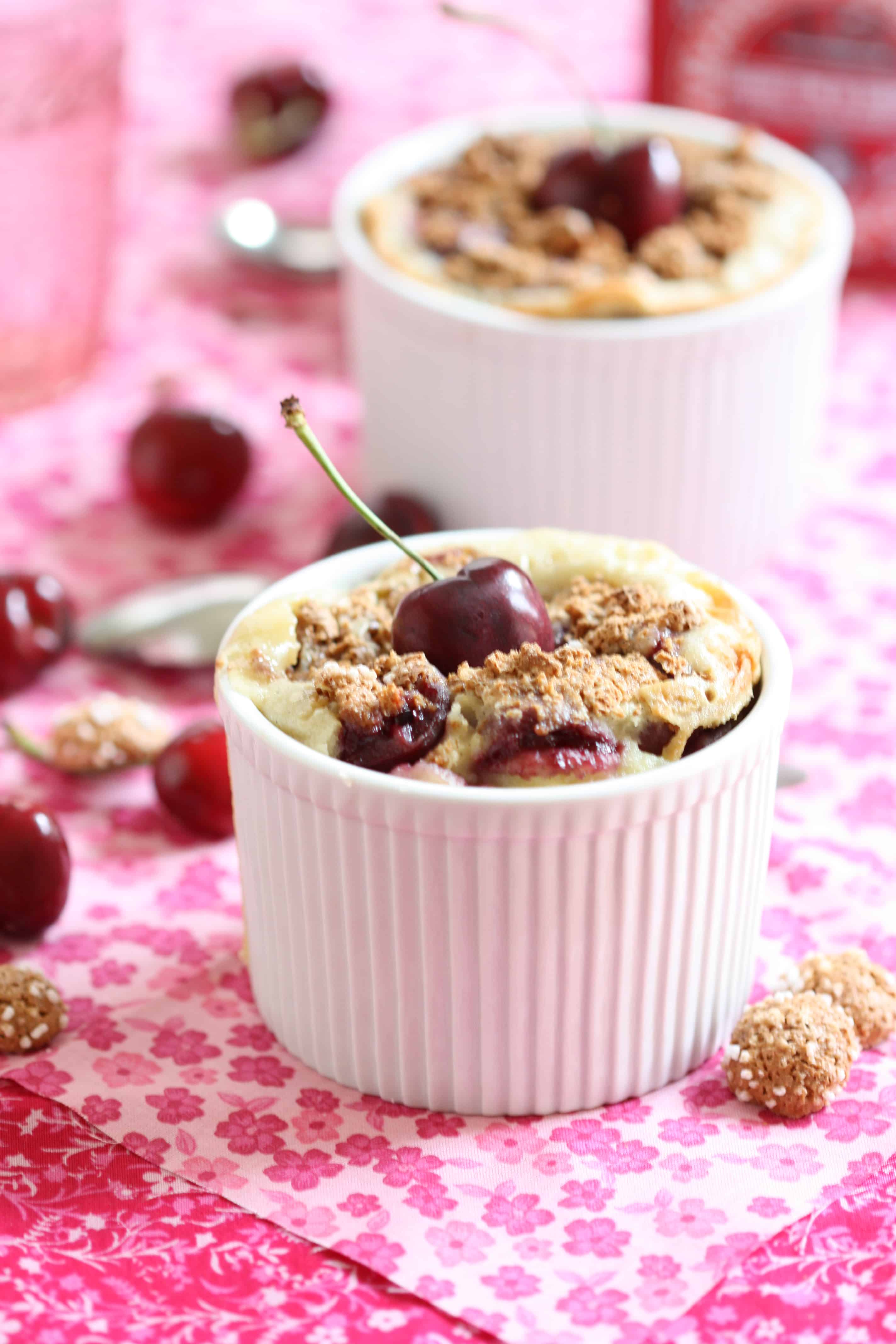 Cherry Clafoutis with an Italian Twist