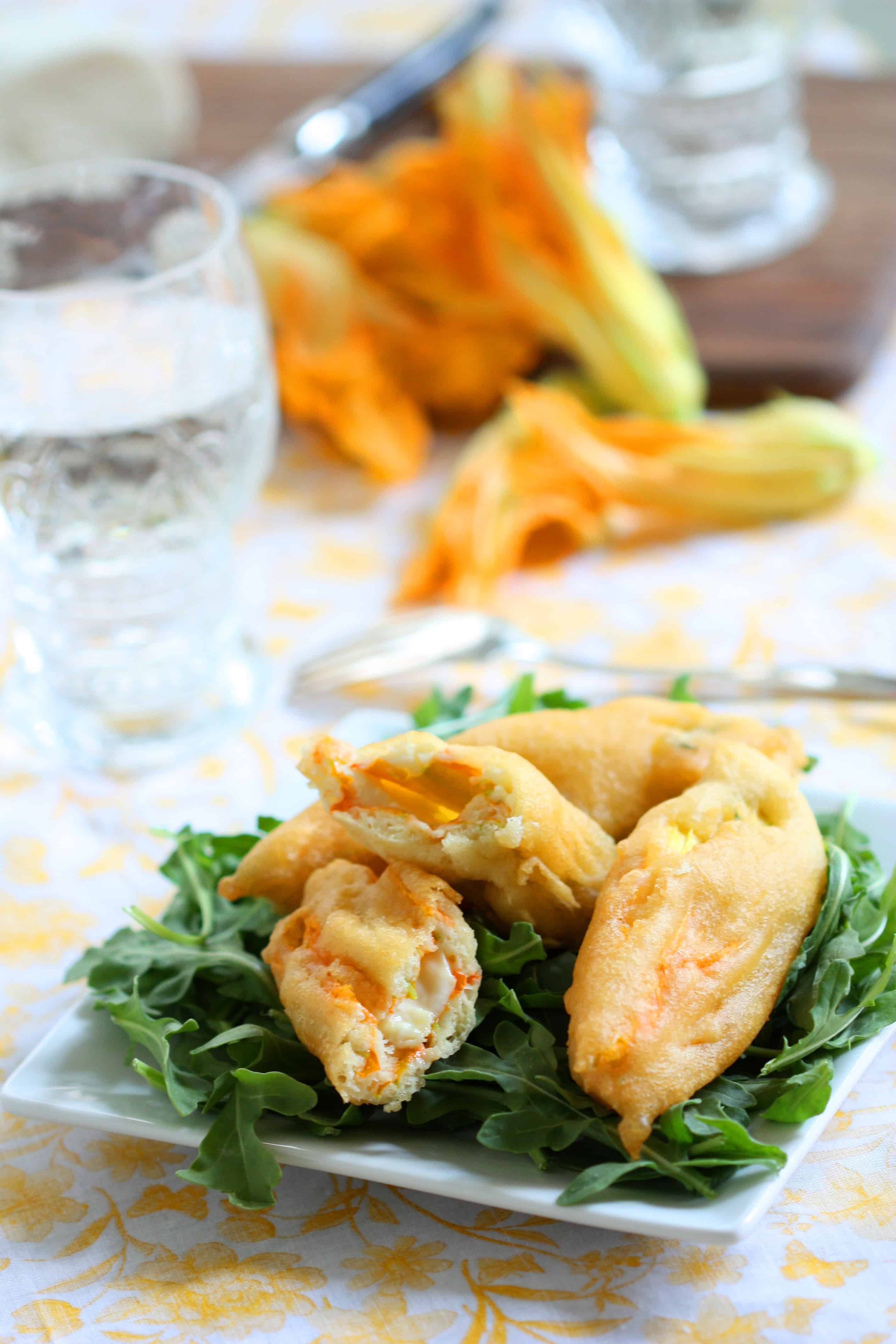 Fried Squash Blossoms