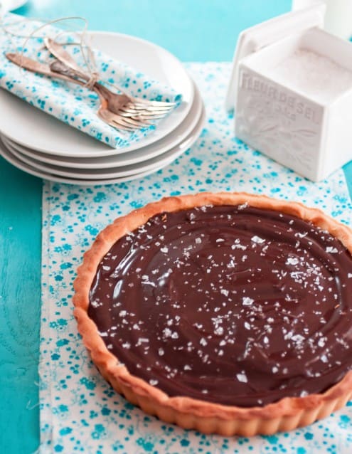 caramel and chocolate tart-6