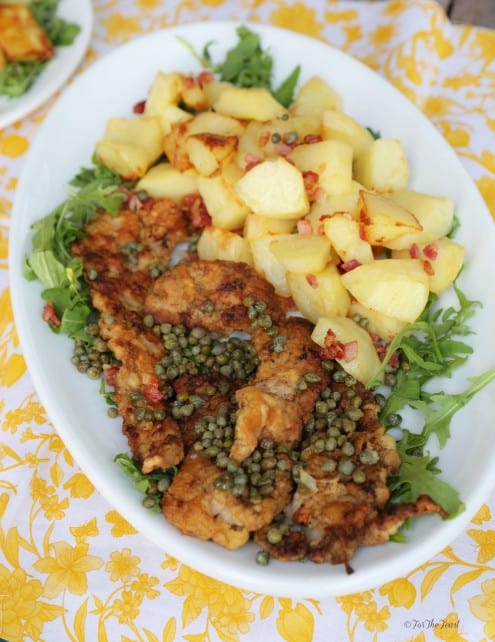 Veal Piccata Family Style