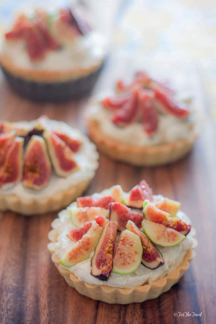 Fig and Mascarpone Tart | ForTheFeast.com #dessert #figs #italian