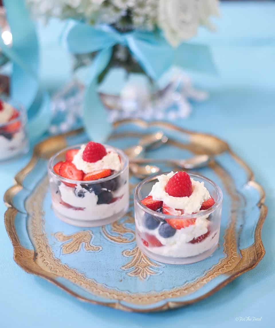 Berry Parfaits | www.ForTheFeast.com #dessert #berries