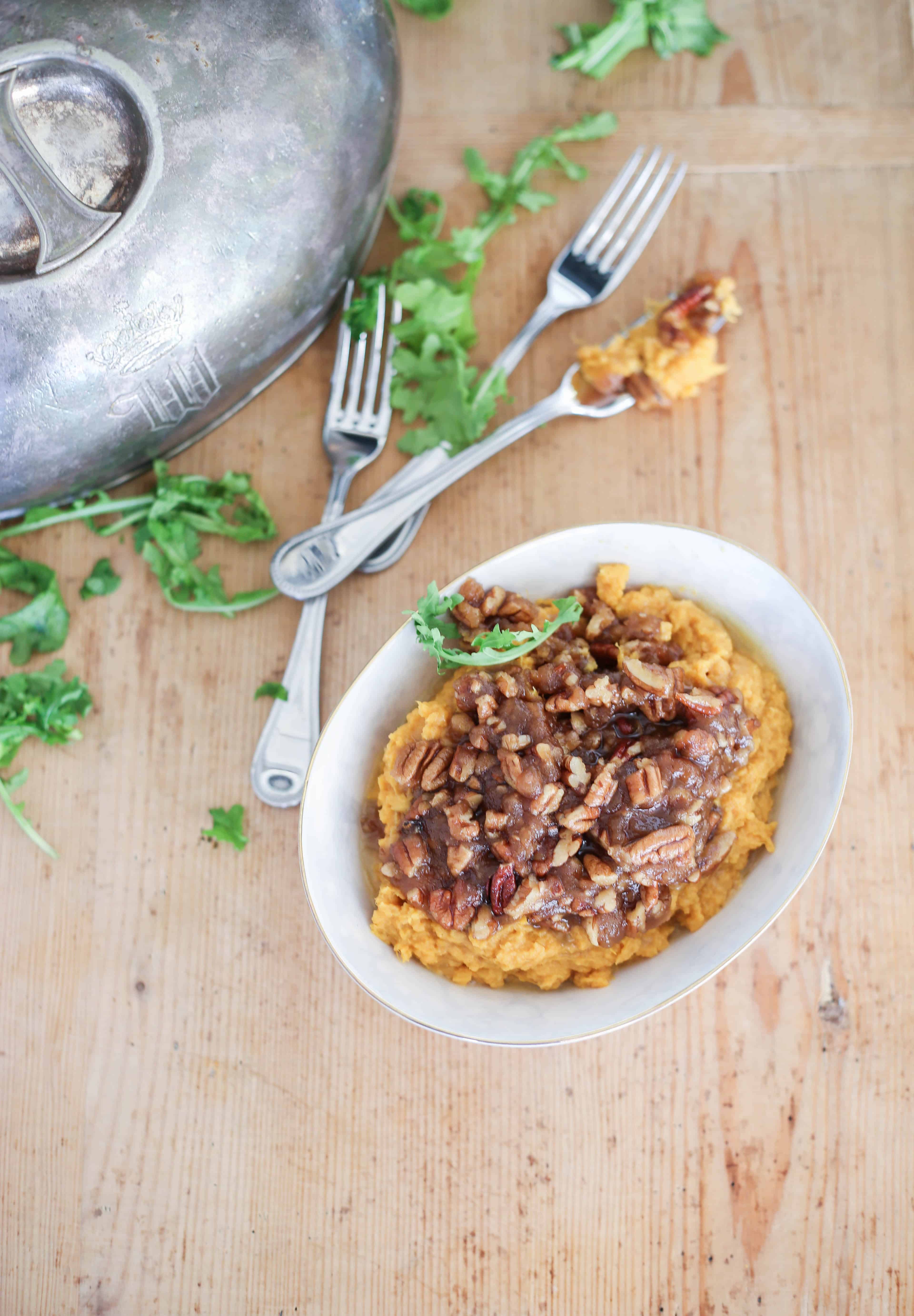Southern Sweet Potato Casserole with Praline Topping #forthefeast #holiday