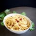 Pasta, Pancetta, and Parma Cheese #forthefeast #italian #recipe