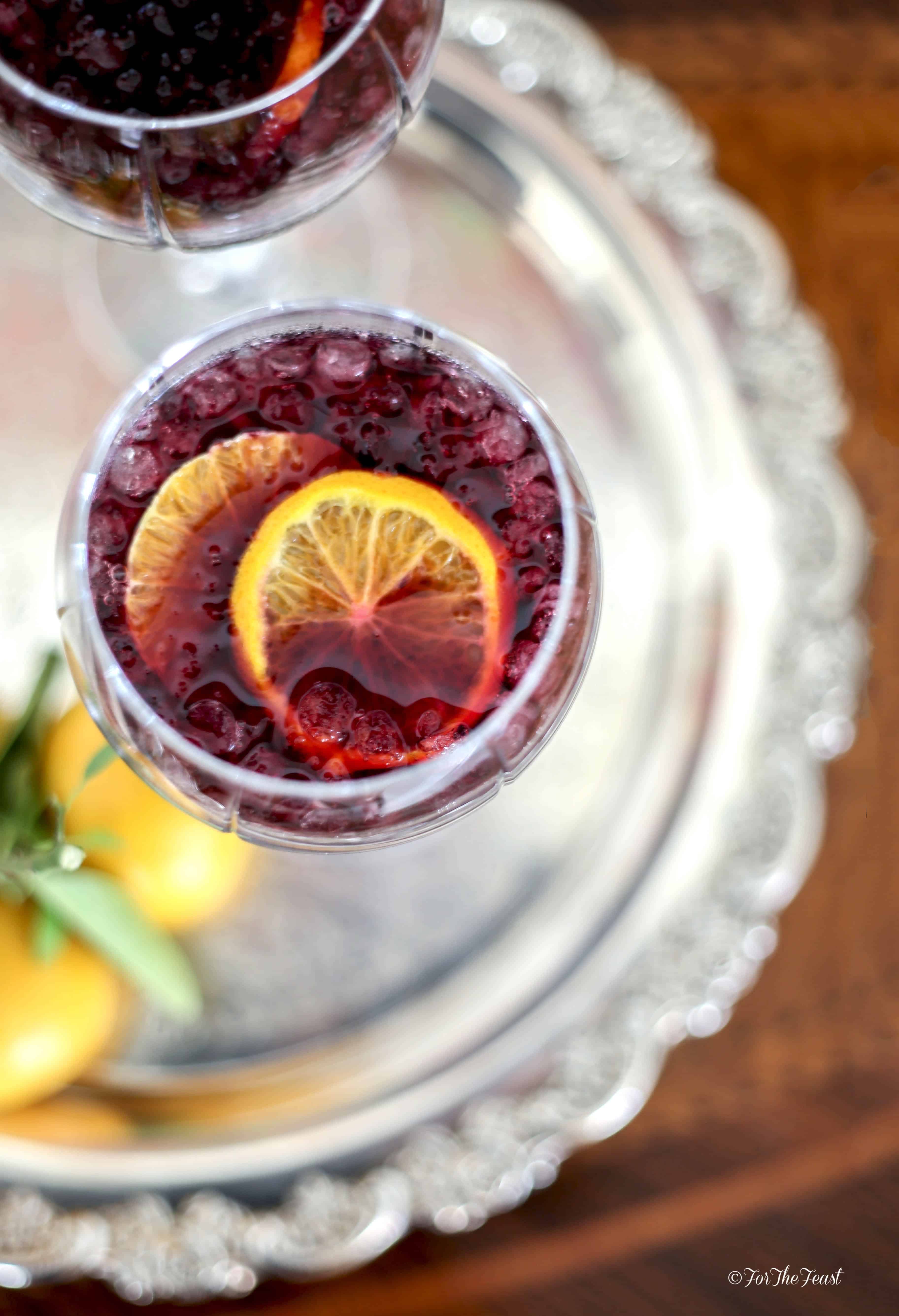 Sangria Cocktail htttp://forthefeast.com #sangria