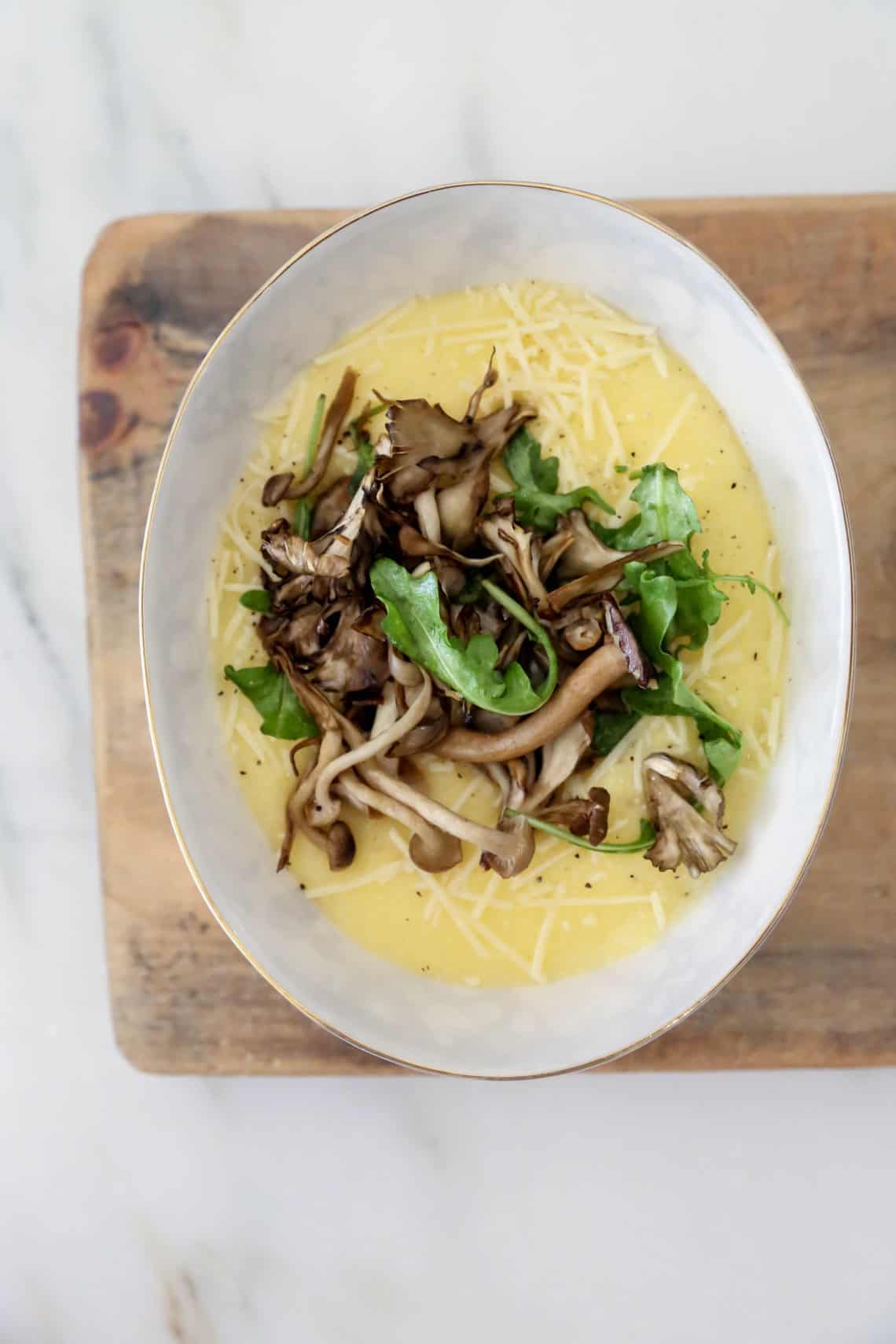 Polenta and Mushrooms