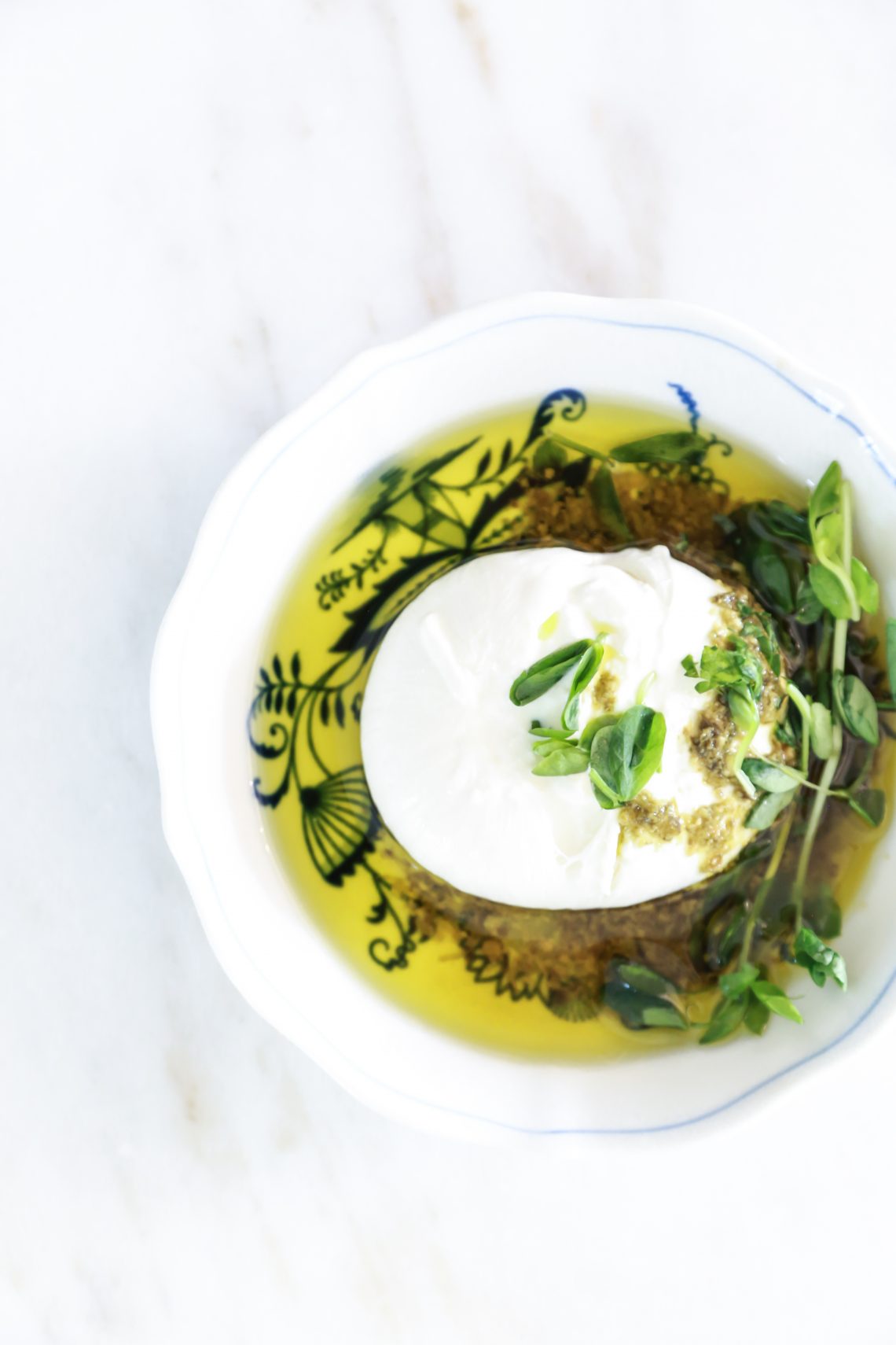 Burrata in Pesto