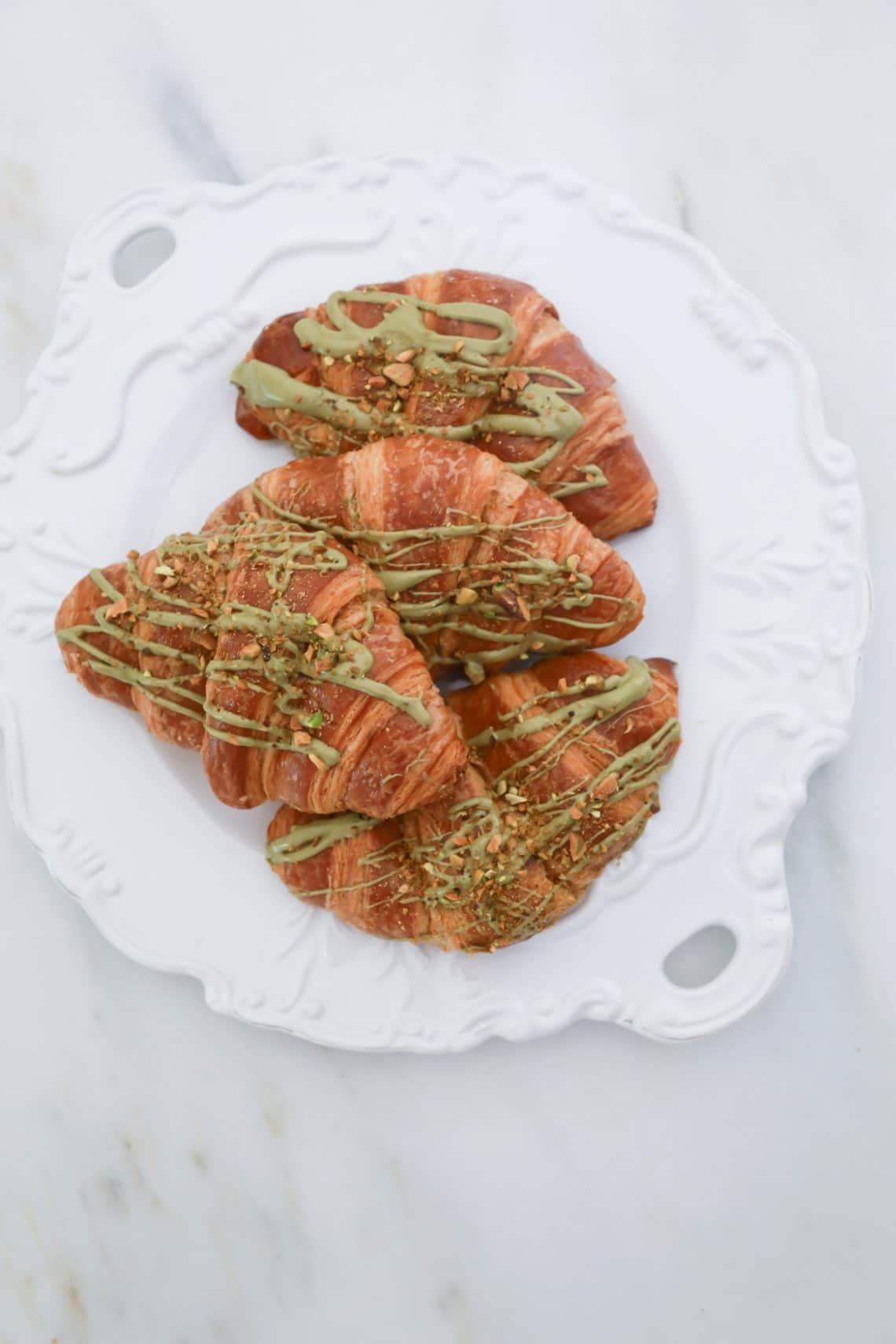 Croissant with Pistachio Cream